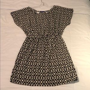 Sweet Clair black and beige sun dress